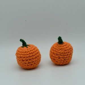 cat toys Crochet catnip pumpkin